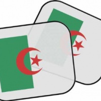 Regalo personalizzato bandiera algerina Parasole della macchina