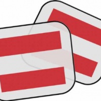 Regalo personalizzato bandiera austriaca Parasole della macchina