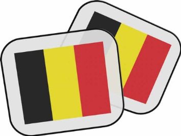 Regalo personalizzato bandiera belga Parasole della macchina