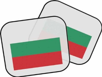 Regalo personalizzato bandiera bulgara Parasole della macchina