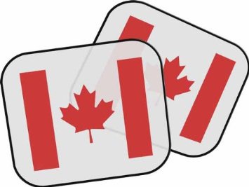 Regalo personalizzato bandiera canadese Parasole della macchina