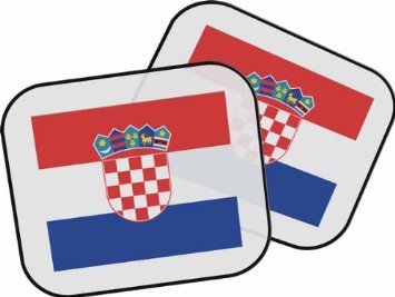 Regalo personalizzato bandiera croata Parasole della macchina