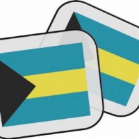 Regalo personalizzato bandiera delle Bahamas Parasole della macchina