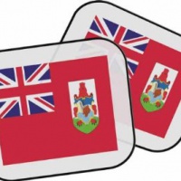 Regalo personalizzato bandiera delle Bermude Parasole della macchina