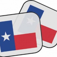 Regalo personalizzato bandiera di Texas Parasole della macchina