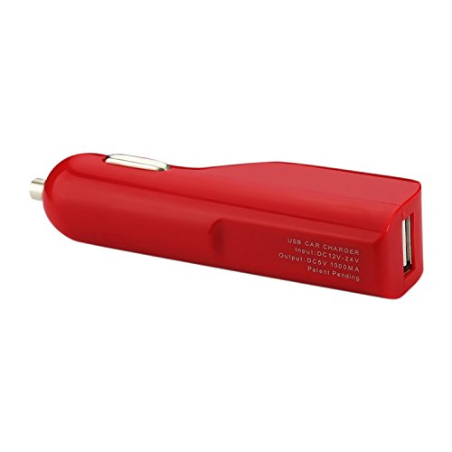 Reiko CC10 – 1 A5VRD USB caricabatteria da auto – rosso