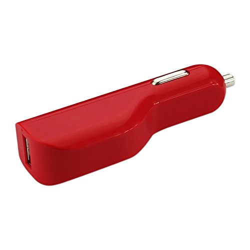 Reiko CC10 – 1 A5VRD USB caricabatteria da auto – rosso
