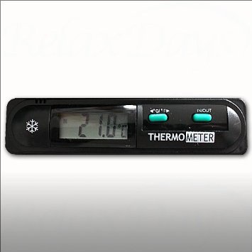 Relaxdays Termometro digitale per auto (batt.inclusa)