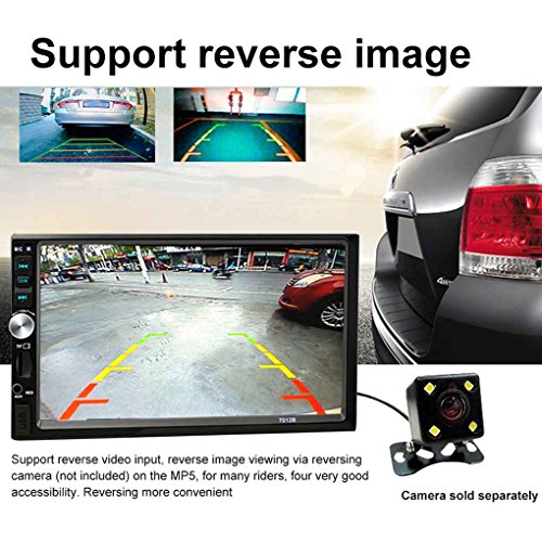 Republe Auto Vehicle 2 DIN MP5 Radio Player autoradio dello schermo HD touch da 7 pollici con Reverse Camera specchio link