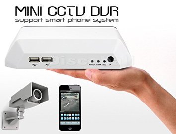 Rete domestica DISCOBALL 4 canali H, 264 Mini CCTV DVR Video registratore sostegno per di sicurezza