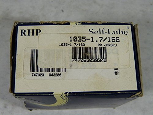 RHP 1035 – 1.7/g auto lubrificante cuscinetto inserto, forma sferica