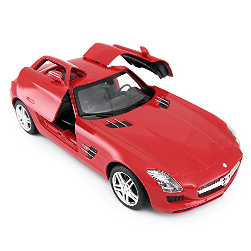 Ricco 47600 licenza 1: 14 Mercedes-Benz SLS AMG Open porta telecomando auto rosso