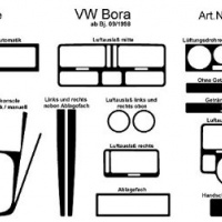Richter 18423/93 interno Set VW Bora 10/98 - 1 (4 pezzi) in alluminio