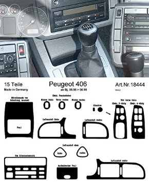 Richter 18444/93 interno Set Peugeot 406 4D 10/95-5/99 15 pezzi con aria condizionata in alluminio