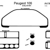 Richter 18449/96 interno Set Peugeot 106 4/91 - (6 pezzi)
