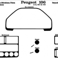 Richter 18454/93 interno Set Peugeot 106 4/91-5/96 8 Pezzi in alluminio