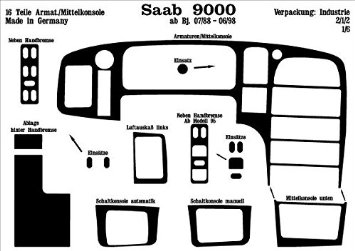 Richter 18471/96 interno Set Saab 9000 9/86 - Burr noce 1 (6 pezzi)
