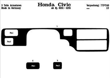 Richter 18476/98 interno Set Honda Civic 3/4D 10/91 - 3D