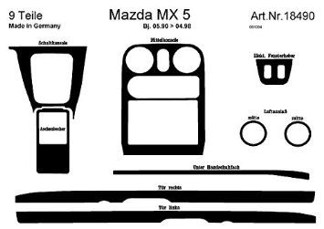 Richter 18490/96 interno Set Mazda Mx5 3/90 - Burr noce 9 pezzi