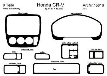 Richter 18816/96 interno Set Honda CR-V 6/97 - 9 pezzi Burr noce