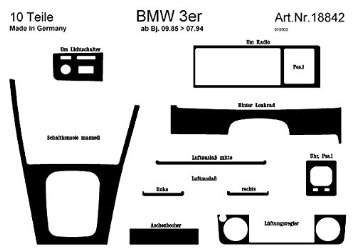 Richter 18842/96 interno Set BMW E30 87-2/92 10 pezzi