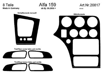 Richter 20817/93 interno set. Alfa Romeo 159 9/05 - MC/P 8 pezzi manual-trans.. In alluminio