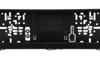 Riconoscimento AUTO riconoscimento 520x110 mm inclusive due adatta Portatarga in nero