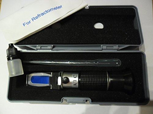 Rifrattometro per auto protezione antigelo Tester Batterie acido parabrezza acqua 3001 con liquido di calibrazione