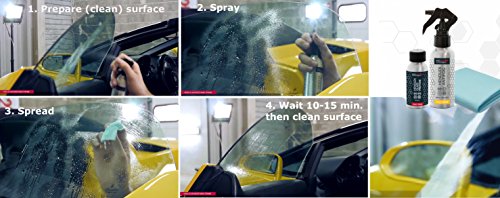 Rivestimento Nano anti Fog spray e vetro preparare Hendlex | auto parabrezza finestra antifog kit di protezione