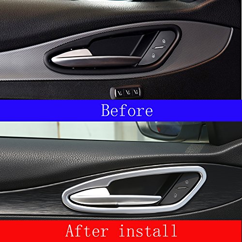 Romeo Stelvio 2017 car-styling ABS Chrome interior Door Handle Frame cover Trim accessori 4pcs