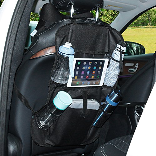 Rovtop 2pcs Protezione Sedile Auto Organizer Bagagliaio Resistente Alle Macchie Impermeabile con Tasca Auto Organizzatori Protettore Sedile Posteriore Proteggi Sedile per Auto per Bambini Auto Sedile