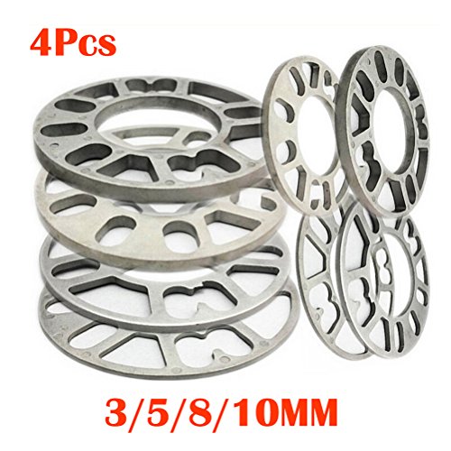 Ruote, pezzi in lega di alluminio 4 e 5 LUG3/5/8/10/12 mm spessore universale distanziali ruote