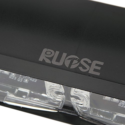 Rupse 16 LED ad alta intensità LED Law titolo esecutivo pericolosità emergenza avvertimento luci stroboscopiche per interni tetto / precipitare / Parabrezza Con Ventose (Blu)