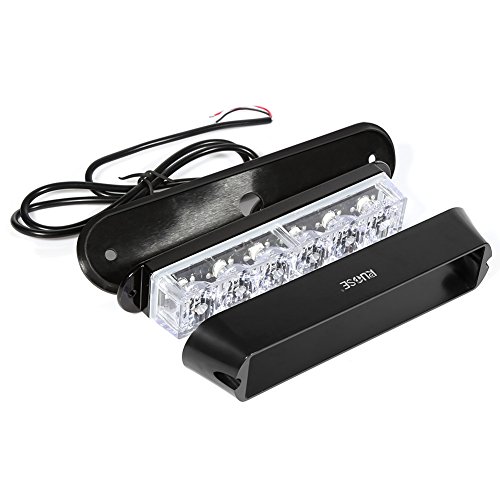 Rupse – 2 pezzi confezione da 6 LED luci stroboscopiche 12 – 24 V Super luminoso ad alta potenza auto e camion Van avvertimento lampeggiante luce cautela torcia elettrica di emergenza