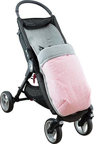 Sacco di Cotone per Joolz e Baby Jogger City Mini Janabebé® (Pink Sparkles)