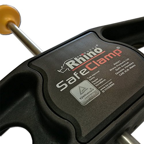 SafeClamp Supporto per scala, sistema di serraggio per il montaggio di scale su portapacchi dell’auto