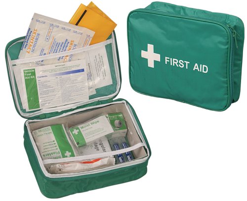 Safety First Aid K366T - Kit primo soccorso con custodia di nylon
