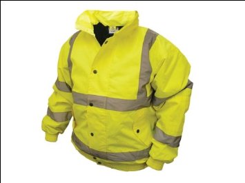 Scan Hi-Vis Bomber Giacca giallo - Large