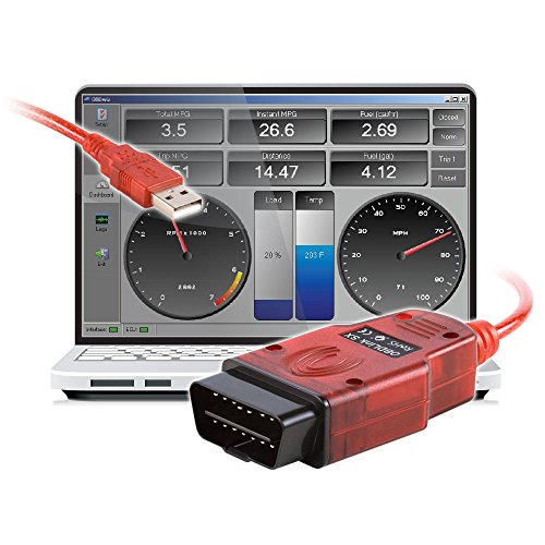 ScanTool 425801 Strumento di diagnostica professionale per Windows, OBDLink SX USB OBD-II