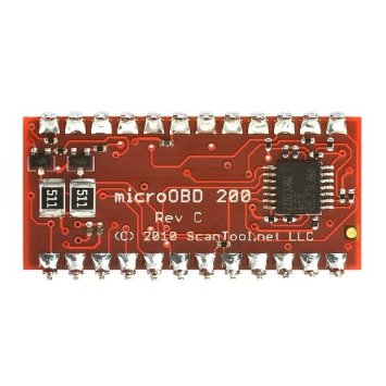 Scantool. Rete MicroOBD 200 OBD-II traduttore modulo DIP-24 UART, ELM327 compatibile