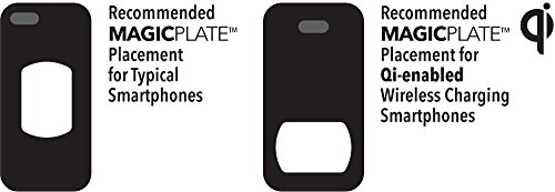 Scosche E2 E2DM universale magnetico per auto/casa/ufficio Supporto per iPhone 7/7 Plus/6s/6 Plus, 5S se, Samsung Galaxy S8/S7/S6 Edge/S6 cellulari e altri dispositivi – nero