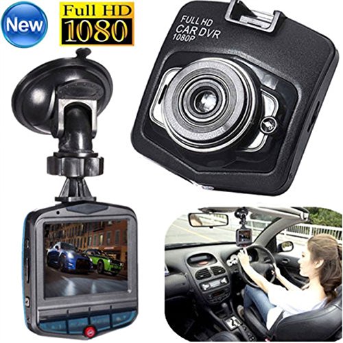 Sedeta® 1080P HD camera Car Auto Vehicles DVR Dash Cam Recorder Night Vision cam with G-Sensor 32G Nero