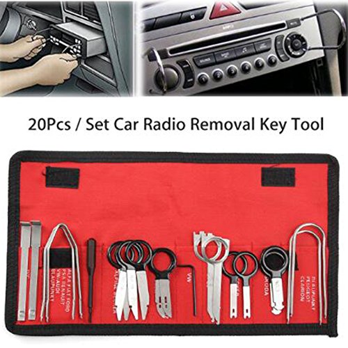 Sedeta 20Pcs Professional Car Auto Van Radio Audio stereo di rimozione Player Tool Kit chiave