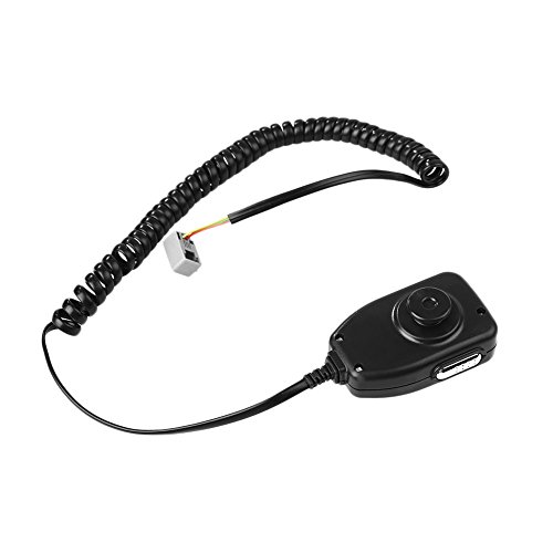 Sedeta® Clacson Megafono per altoparlante a tromba Voice Alarm Black 50W 2A di Van Auto Black per moto