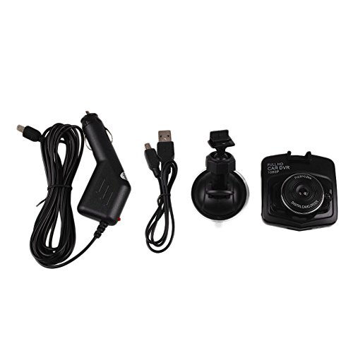 Sedeta® Visore notturno Full HD 1080P 2.4 LCD con treppiede Car DVR Dashcam Camera Crash Cam G-Sensor con scheda da 32 G