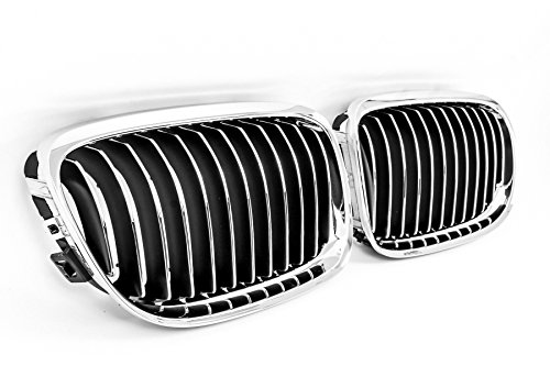 Seitronic® Rene griglia/griglia anteriore in cromo/nero/cromo in ABS di alta qualità – .