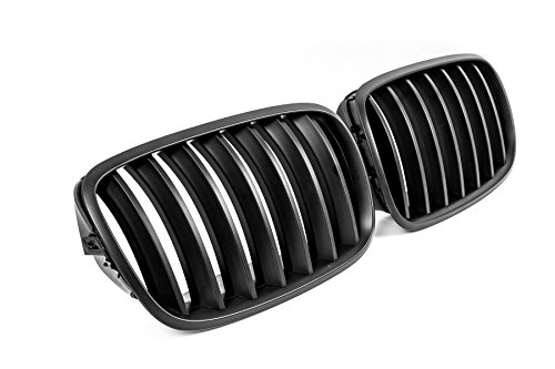 Seitronic® Rene griglia/griglia anteriore in nero opaco, in tessuto di poliestere di alta qualità ABS – materiale.