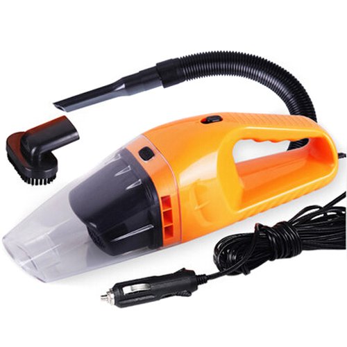 Semoss Premium Portatile Aspirapolvere Auto Dustbuster 12V Volt,120W Car Cleaner,colore:arancione