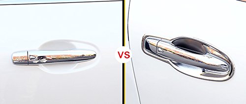 Set ABS cromato laterale auto maniglia ciotola di pannello per Koleos 2017