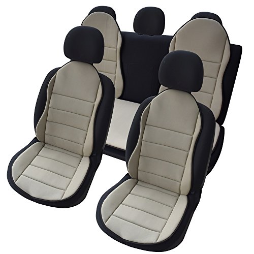 Set di coprisedili per auto da 3 pezzi OMS1B, design alla moda e materiale di qualità, per una seduta confortevole e corretta